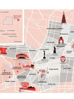 The Monocle Travel Guide To Mexico City -Furniture & Decoration Shop 010 011 mex maps v4 5b324e225fbcd