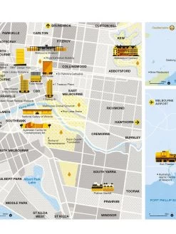 The Monocle Travel Guide To Melbourne -Furniture & Decoration Shop 012 013 melbourne maps v4 5ae1b4ea59b3f