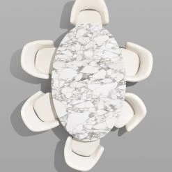 Saarinen Oval Dining Table 78" -Furniture & Decoration Shop 4877 z