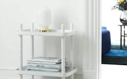 Normann Copenhagen Block Table 12 Normann Copenhagen Block Table -Furniture & Decoration Shop 6022 Normann Copenhagen Block Table White White Amp Tablelamp White Brass