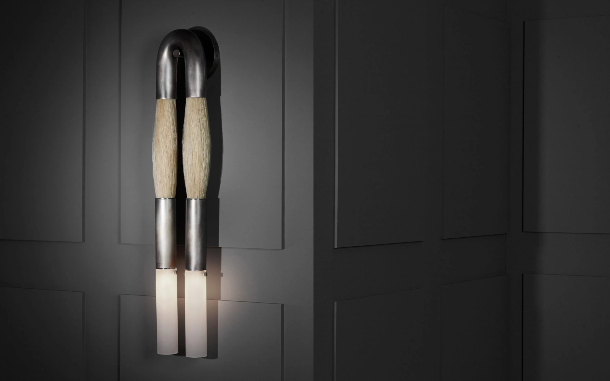 Horsehair Sconce 5 Horsehair Sconce - Image 3