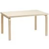 Artek Aalto Rectangular Table 81B -Furniture & Decoration Shop Artek Table82B Birch