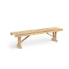 BM1871 Outdoor Bench 2 BM1871 Outdoor Bench -Furniture & Decoration Shop BM1871 teak untreated side