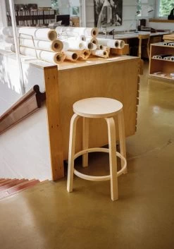 Artek Aatlo Bar Stool 64 7 Artek Aatlo Bar Stool 64 -Furniture & Decoration Shop Bar Stool 64 clear lacquer 2 2323277
