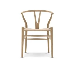 CH24 Wishbone Chair 38 CH24 Wishbone Chair -Furniture & Decoration Shop CH24 oak soap papercord natural front medium