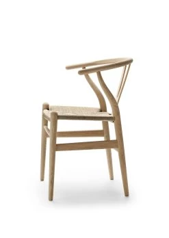CH24 Wishbone Chair 40 CH24 Wishbone Chair -Furniture & Decoration Shop CH24 oak soap papercord natural side medium