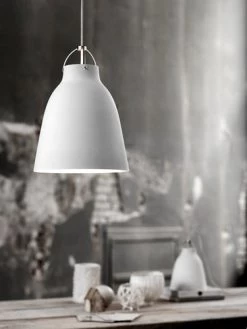 Fritz Hansen Caravaggio P2 Pendant -Furniture & Decoration Shop Caravaggio Matt lightyears P2 white Installation 48237