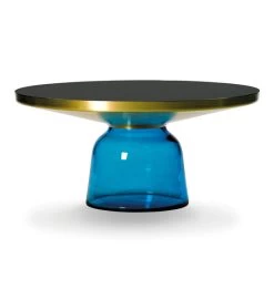 Bell Coffee Table -Furniture & Decoration Shop ClassiCon bell coffee table brass sapphire blue 1x 546