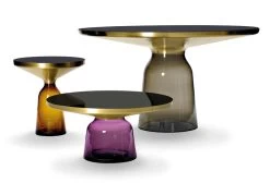 Bell Coffee Table -Furniture & Decoration Shop ClassiCon bell high table bell coffee table violet bell side table smoke grey group 1x 729