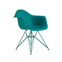 Herman Miller X HAY Eames Molded Plastic Armchair In Mint Green