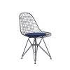 Herman Miller X HAY Eames Wire Chair With Upholstered Seat In Black Blue 1 Herman Miller X HAY Eames Wire Chair With Upholstered Seat In Black Blue -Furniture & Decoration Shop G HM EWC 32643