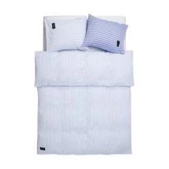 Wall Street Duvet Cover In Oxford White Stripe