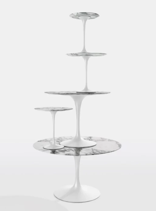 Saarinen Side Table Ø20" 8 Saarinen Side Table Ø20" - Image 6