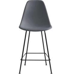Eames Molded Plastic Stool -Furniture & Decoration Shop W HM 299 9116465 charcoal black f 1