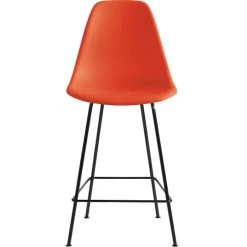 Eames Molded Plastic Stool -Furniture & Decoration Shop W HM 299 9116526 red orange black f removebg preview