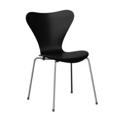 Fritz Hansen 3107 Chair -Furniture & Decoration Shop blacklacquer