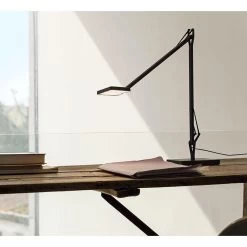 Flos Kelvin Edge Table Lamp -Furniture & Decoration Shop flos kelvin edge base led table lamp black f3452030 dimmable