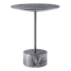 9 Side Table -Furniture & Decoration Shop greymarble49cmanthracite