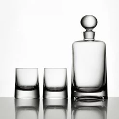 James Decanter 6 James Decanter -Furniture & Decoration Shop james carafe and tumblers in crystal platinum