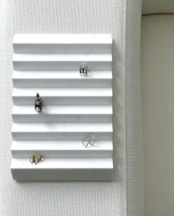 Niis Zig Zag Tray -Furniture & Decoration Shop niis marble piece for jewels in white by faye tsakalides 3